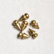 画像2: 2pcs brass spike charm (2)