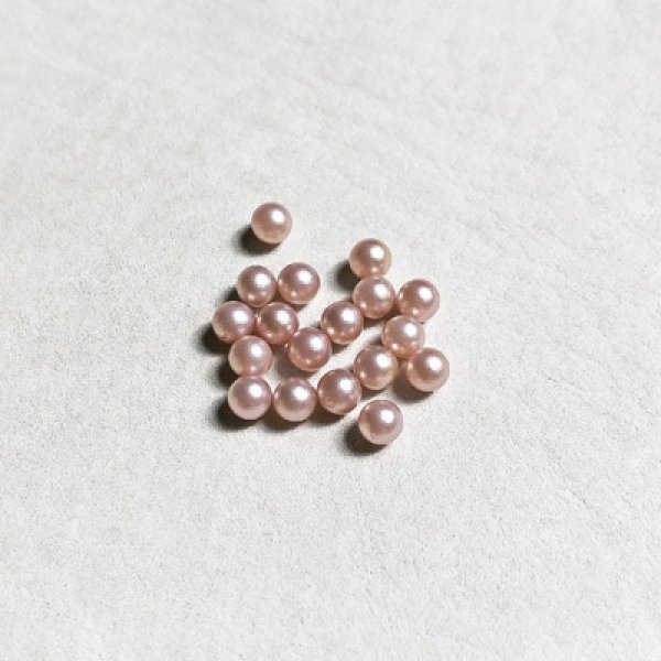 画像1: 10pcs 3.5mm No-hole pearl "Lavender" (1)