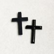 画像1: 23x15 Black Cross cabochon (1)