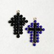 画像2: 23x15 Black Cross cabochon (2)