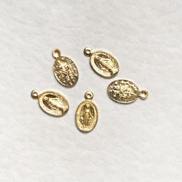 画像1: 12x7 tiny "Virgin Mary" charm (1)