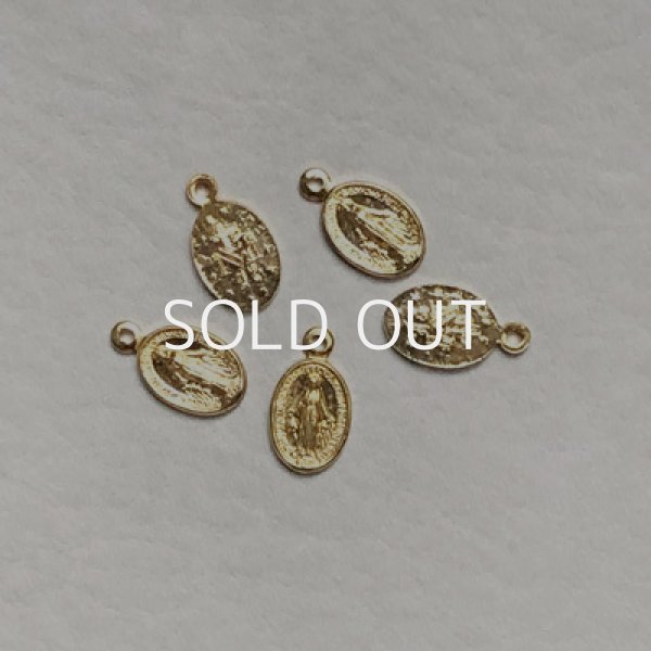 画像1: 12x7 tiny "Virgin Mary" charm (1)