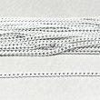画像1: 2mm White enameled chain (1)