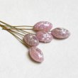 画像3: "Mauve luster" 11~13x7 oval head pin (3)