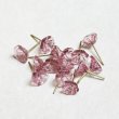 画像1: 7~8mm glass flower pin "Pink" (1)
