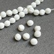 画像1: 2pcs 8mm White melon beads (1)