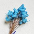 画像2: Blue Bird glass on wire pin (2)