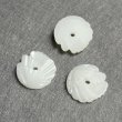 画像1: 20.5mm White Opal flower cabochon (1)