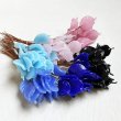 画像3: Black Leaf glass on wire pin (3)