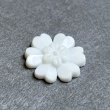 画像2: 21.5mm White flower cabochon (2)