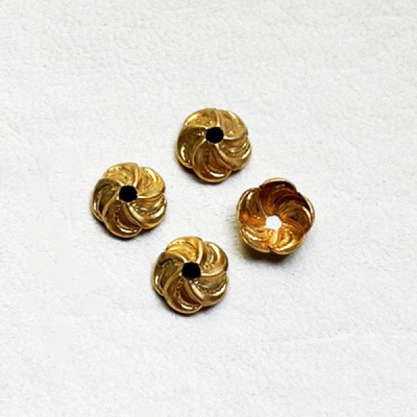 画像1: 4pcs 6mm Swirl cap (1)
