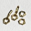 画像2: GP 21x11 fold over clasp/ connector set (2)