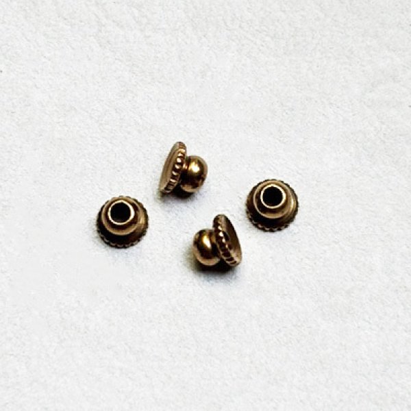 画像1: 4pcs 4mm fancy beads cap (1)
