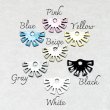 画像2: 2pcs 15x10 enameled stackable charm (2)