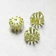 画像2: 15mm Neon Yellow 12-petal enameled flower (2)