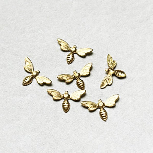 画像1: 2pcs 13x7.5 Bee stamping "S" (1)