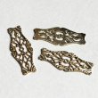 画像1: 14x35 brass Deco filigree (1)