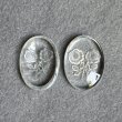 画像1: 25x18 OV Clear Rose intaglio (1)