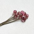 画像1: 6~6.5mm "Pink/Gold" bead pin (1)