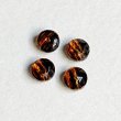 画像1: 8mm Tortoise faceted dome cabochon (1)