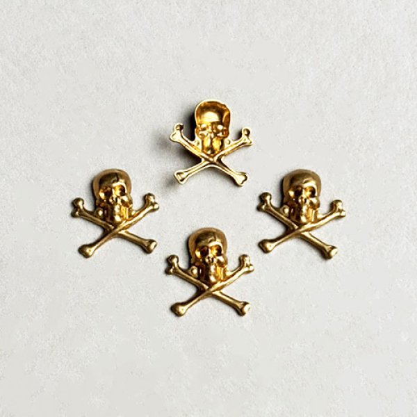 画像1: 13.5x13.5 Skull stamping (1)