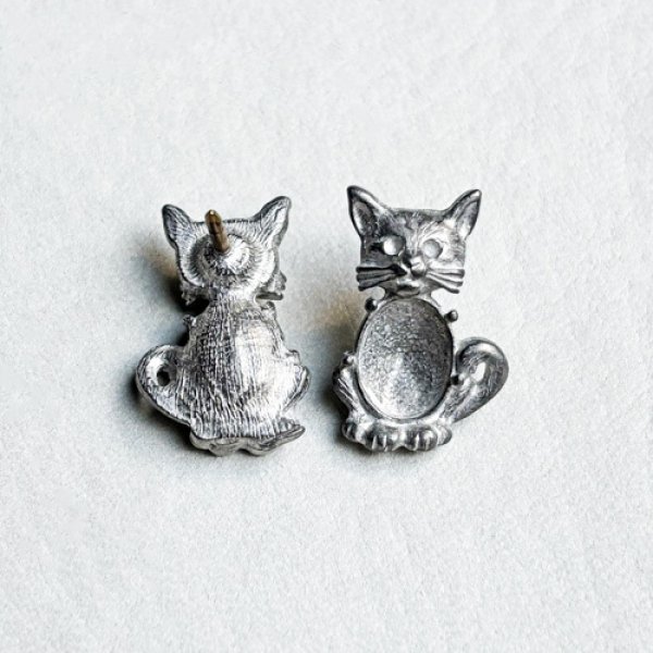 画像1: cast metal Cat pin finding (1)