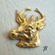 画像3: brass Stag head stamping (3)