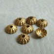 画像2: 5pcs brass 6mm Rib cap (2)