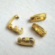 画像1: brass Fold Over Clasp (1)