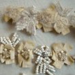 画像3: Ivory  & Cream vintage beads trim (3)