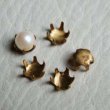 画像1: 4pcs 6mm pearl setting (1)