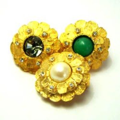 画像1: "Laguna" GP flower earring finding