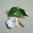 画像2: enameled leaf brooch (2)