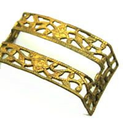 画像1: brass filigree Box finding