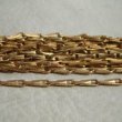 画像1: 120cm brass design chain necklace (1)