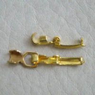 画像2: 2pcs brass 24pp chain end SQ