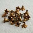 画像1: 10pcs M.Haskell brass petite flower (1)