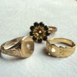 画像5: brass & Jet rhinestone ring base (5)