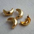 画像1: 4pcs GP Crescent studs (1)