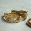 画像2: brass Fleur De Lis ring base (2)