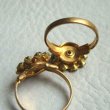 画像3: brass & Jet rhinestone ring base (3)