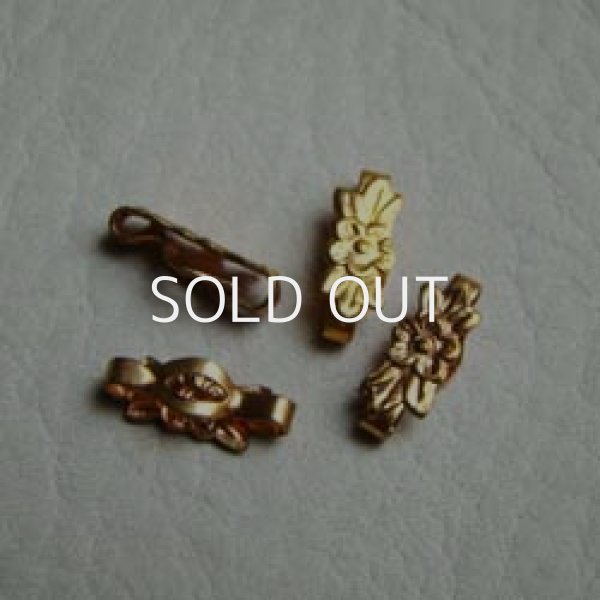 画像1: 2pcs brass floral connector (1)