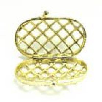 画像2: gold plate purse -medium-