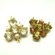 画像2: brass round stone setting 2R (2)