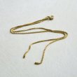 画像1: brass 1mm box chain necklace finding (1)