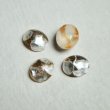 画像1: 12x10 OV "White Opal/Brown" cabochon (1)