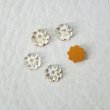 画像1: 4pcs 6.8mm "Crystal" flower (1)