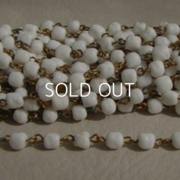 画像1: white baroque beads Chain (1)