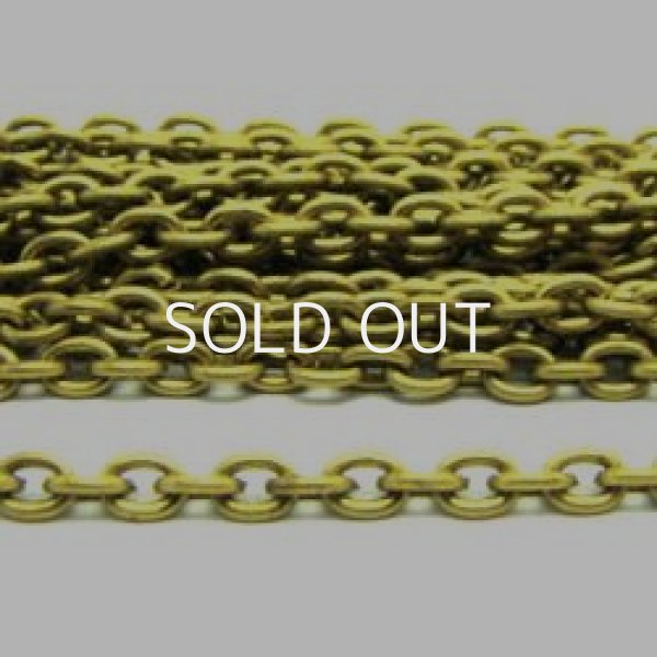 画像1: brass chain 5×4mm (1)