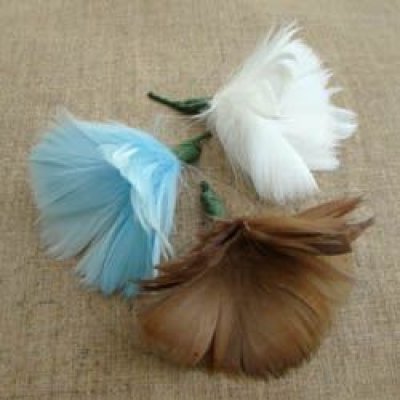 画像2: feather flower "brown"